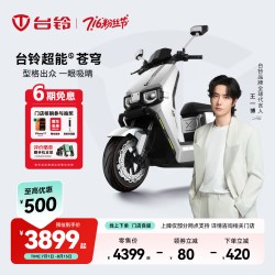 台铃 超能S·苍穹 长续航电动摩托车 皓石灰