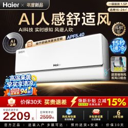 海尔 KFR-26GW/E2-1 AI人感防直吹 壁挂式空调