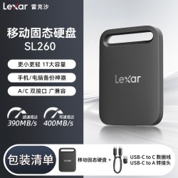 雷克沙 SL260 移动固态硬盘