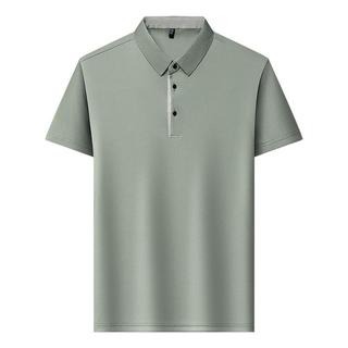 罗蒙 冰丝翻领Polo衫 高级灰 XL 男士T恤