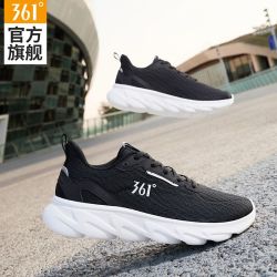 361° 男鞋运动鞋2024夏季网面透气跑步鞋男款超轻软底休闲跑鞋
