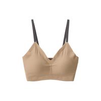 無印良品 MUJI 无印良品 女式 触感舒适 罗纹针织文胸