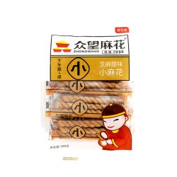 众望食品 小麻花500g独立包装 31袋装食品办公室休闲湖北小吃零食特产糕点