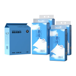 盒马 悬挂式纸面巾 300抽4包