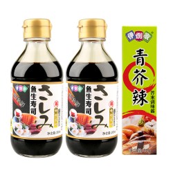 伊例家 鱼生寿司酱油200ml*2芥末酱43g