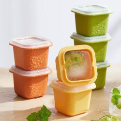 冷冻冰块模具 食品级速冻易脱模带盖 颜色随机