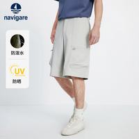 navigare 时装周同款小帆船户外休闲工装中裤26新款男运动五分裤1322046502
