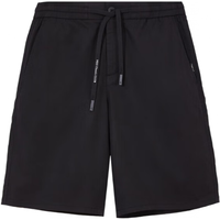 JACK&JONES 杰克琼斯 男士直筒松紧抽绳休闲短裤 E40黑色 S(170)