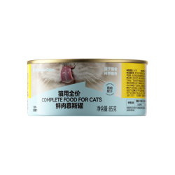 金故 全价主食猫罐头湿粮补水鸡肉口味85g*1罐