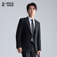 利郎 青年商务男装 羊毛混纺西服套装 1SA