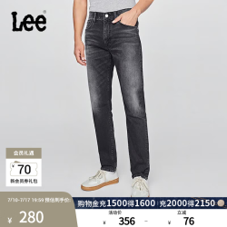Lee 中腰锥形五袋款男士牛仔裤 休闲潮流长裤 A08791