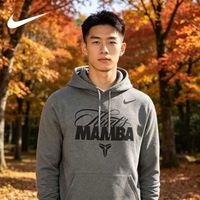 NIKE 标识印花潮流时尚卫衣 灰色hq2112-063山东A仓