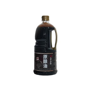 先市 特级酱油 非转基因黄豆原酿 零添加生抽老抽一体 1.28L