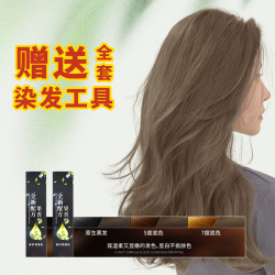 宝然 发色在家自己染发显白染发膏2024女男款榛果灰棕流行色