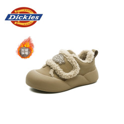 Dickies 童鞋冬季加绒二棉鞋泡芙鞋保暖青少年童鞋韩系包头雪地靴