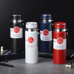 高档 316不锈钢 保温杯 800ml 大容量