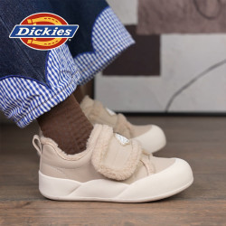 Dickies 童鞋2026冬季新款休闲运动鞋防滑秋冬加绒童鞋韩系雪地靴