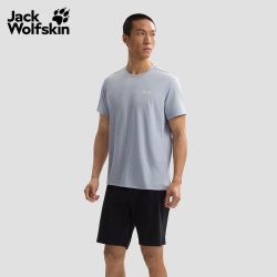 Jack Wolfskin JackWolfskin狼爪春夏新款氧气户外运动速干T恤男休闲短袖A66083