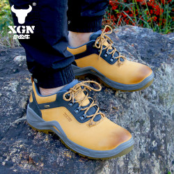 XGN 登峰户外登山鞋防水防尘防踢防崴脚防穿刺爬山鞋