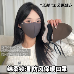 保暖口罩防风防雾户外骑行面罩立体透气2026防寒新款