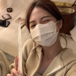 薛杨 香草黄独立包装护眼角口罩 马卡龙色