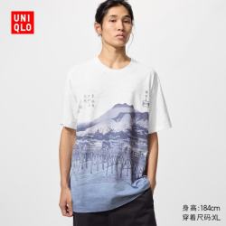 优衣库 浮世绘之蓝UT/短袖T恤男装女装印花/26春夏新款485077