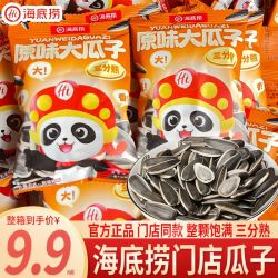 海底捞 原味大瓜子瓜子坚果炒货葵花籽休闲小零食批发小包装三分熟