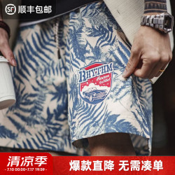 马登 美式印花复古沙滩裤TH2601245