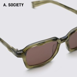A.SOCIETY WAVY系列 防UVB方框太阳镜 KIMMY