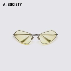 A.SOCIETY RAW SERIES钛架偏光猫眼太阳镜EZRA