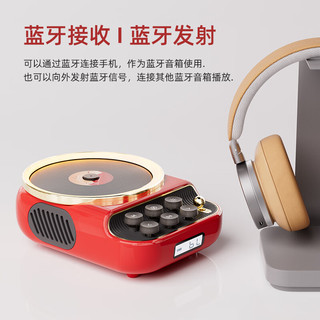 狂响 复古CD机蓝牙音箱 FM收音 机械按键