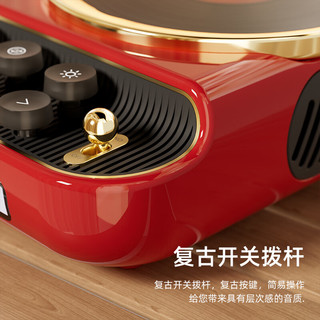 狂响 复古CD机蓝牙音箱 FM收音 机械按键