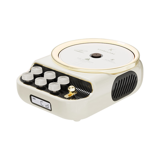 狂响 复古CD机蓝牙音箱 FM收音 机械按键 白色