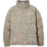 JACK&JONES 225412007 NBA联名雄鹿队 卡其色 M 男士羽绒服