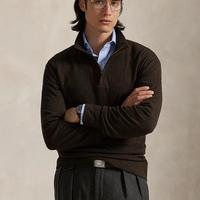 RALPH LAUREN 千鸟格针织男士POLO衫