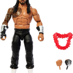 Mattel WWE 精英可动人偶和配件,系列 #126 套装,6 英寸(约 15.2 厘米)收藏版罗马王朝,带 25 个关节点和可交换手