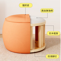 客厅家具实木圆墩矮凳家用换鞋凳