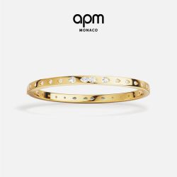 APM Monaco Les Gouttelettes 金黄色水滴手镯 S YB5910OX
