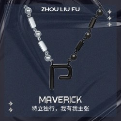 周六福 银饰项链 链长约68CM D068835