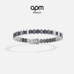 APM Monaco Up and Down Bleue手链 灰色 15cm WB5610KBR