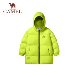 骆驼 云绒Care儿童羽绒服 荧石绿 D65CA9E016