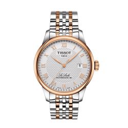 TISSOT 官方力洛克系列经典机械钢带手表男表