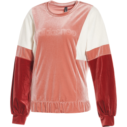 adidas NEO 女款圆领拼接运动卫衣