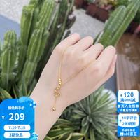 周六福 母亲节 S925银饰项链女葫芦时尚高级感链坠 40+5cm尾链