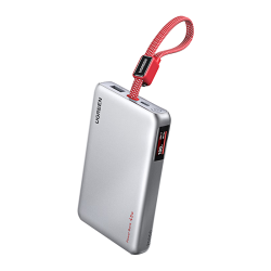 绿联 20000mAh 55W快充 自带线 移动电源
