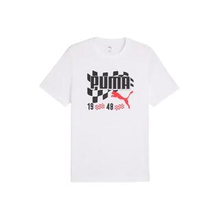 PUMA 690253 纯棉 白色 L 运动T恤
