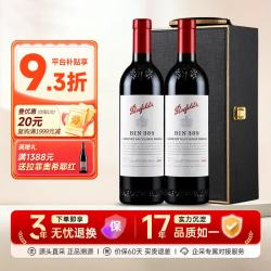 奔富 BIN389 干红葡萄酒 2023年 750ml*2瓶 礼盒装