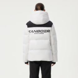 坦博尔 TEF550371Z 户外滑雪鹅绒羽绒服 极地白 M