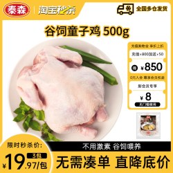 泰森 谷饲冷冻童子鸡 500g*3