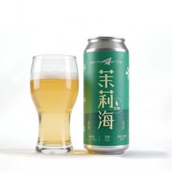 纸飞机酿造 纸飞机茉莉海粉波波果味酸艾尔精酿啤473ml 粉啵啵芭乐柠檬茉莉花西打* 6罐